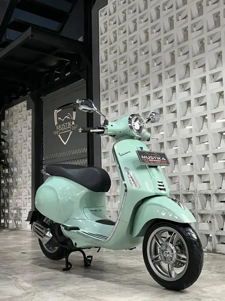 Vespa Primavera 2024. Odo tft. Km 14rb. DANNY Mustika Motor Sulfat