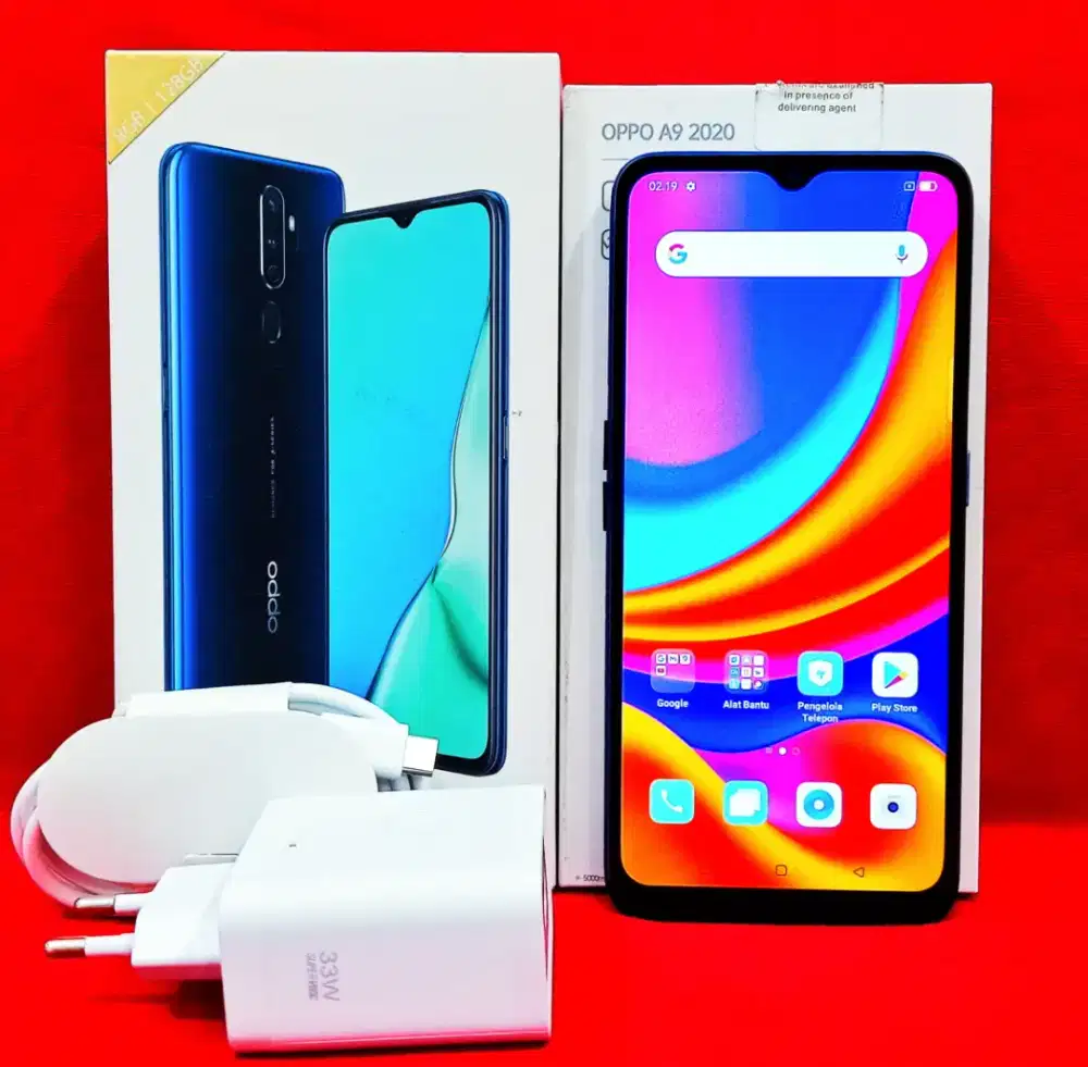 OPPO A9 8+5GB/128GB LENGKAP ORI