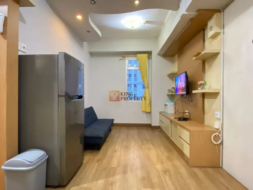 Limited Unit! Apartemen Green Bay Pluit Greenbay Hook 2BR Renov Jadi 1BR 35m2 Full Furnished, Nyaman dengan View Kolam Renang