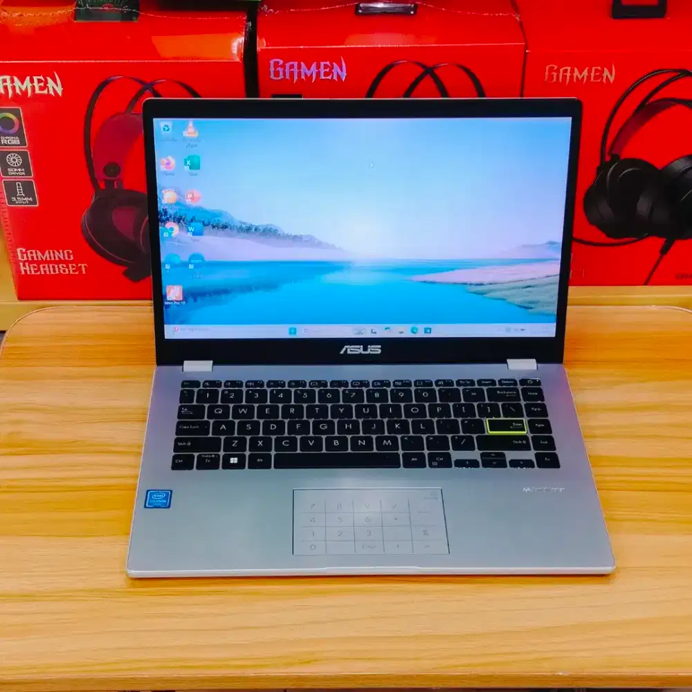 Promo Asus E410M Intel N4020 RAM 4GB SSD 512GB • Mulus Siap Pakai Slim