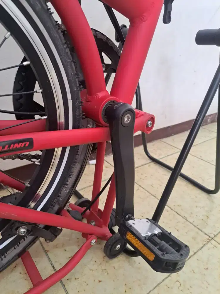 jual sepeda united trifold 3s hanya berapa kali dipake