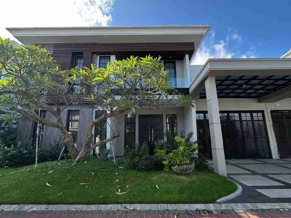 Jual Rumaher Grand Island Pakuwon City Hadap Selatan SHM Lebar 18