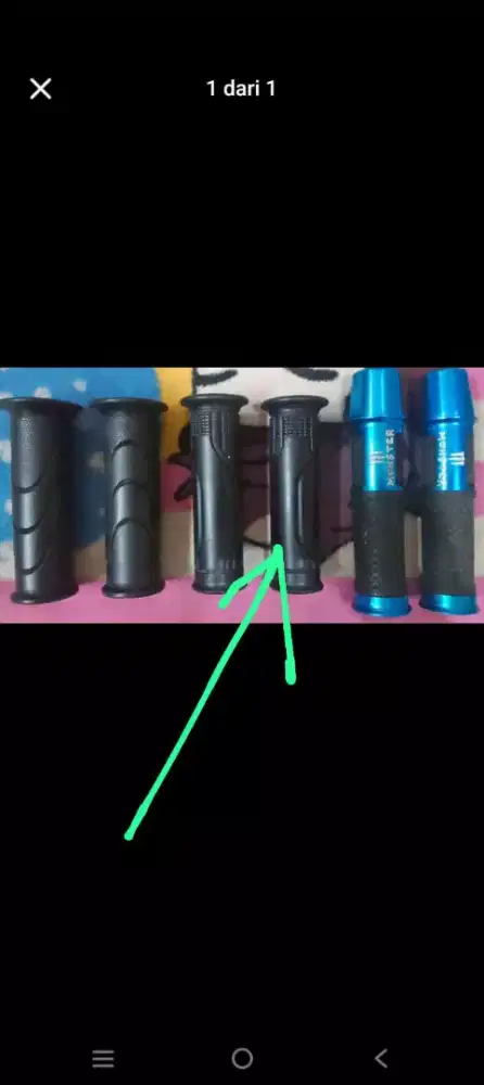 Handgrip motor honda dan variasi handgrip warna biru