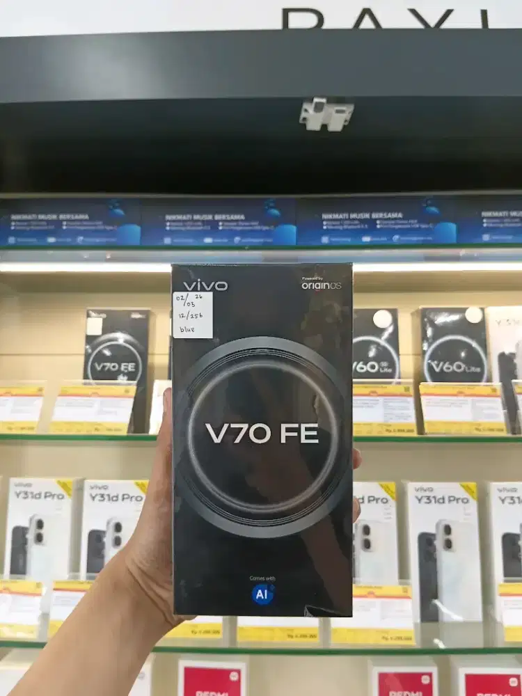 [ MINT CONDITION ] VIVO V70FE 5G - BATERAI 7000mAh & Kamera 200MP