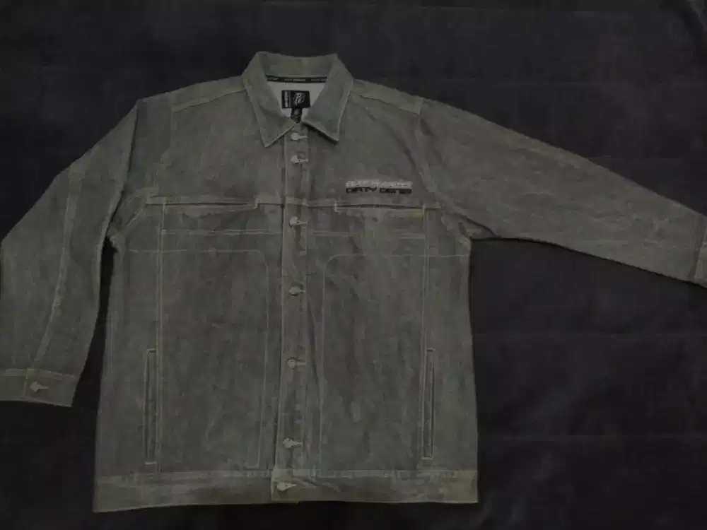 Ruff Ryders Dirty Denim jacket jaket denim levis wrn abu washed belel