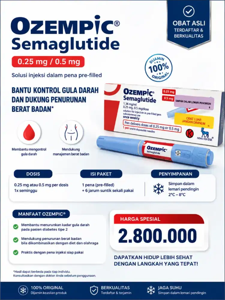 Ozempic Semaglutide Original 0.25 / 0.5 mg