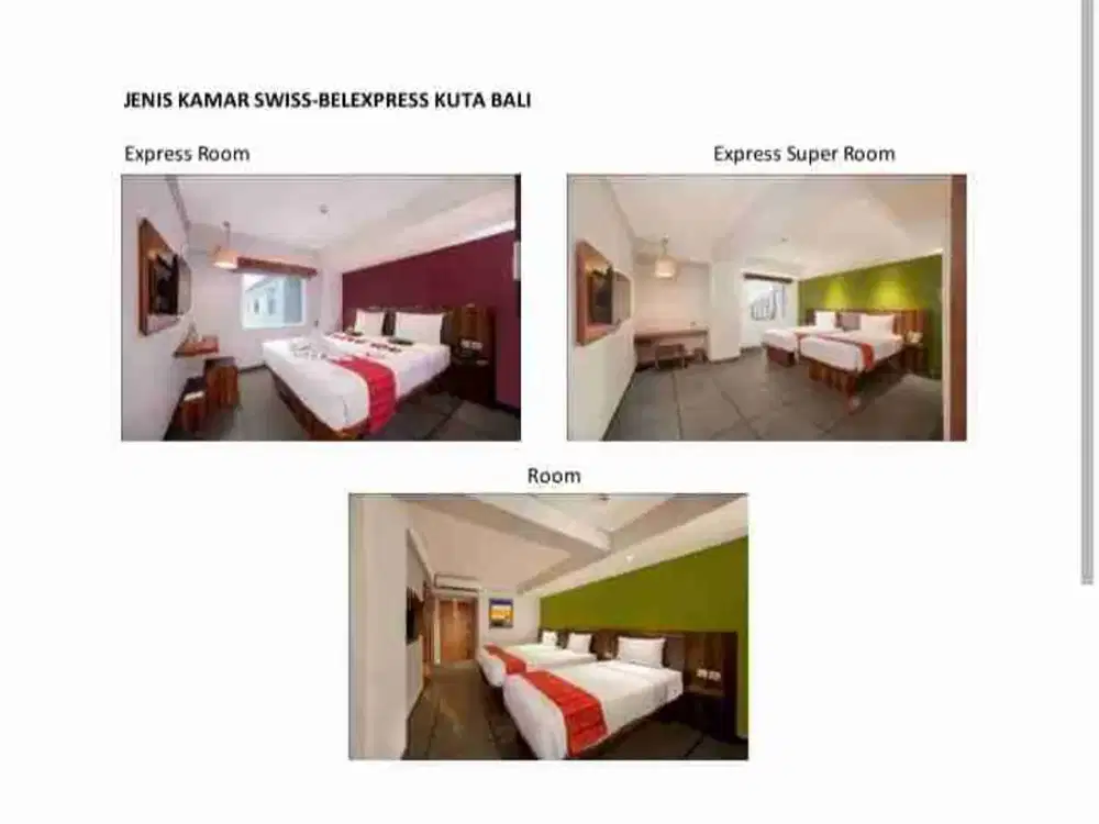 DiJual Hotel Swiss Belexpress Kuta Bali