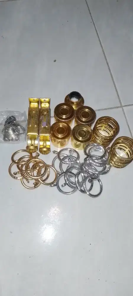 Pengait gorden & rumah kunci