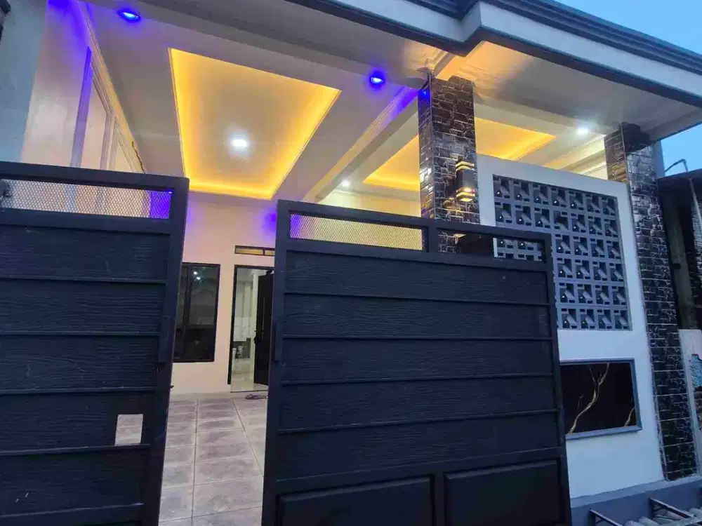 rumah minimalis bangunan baru deket moss dan pintu tol