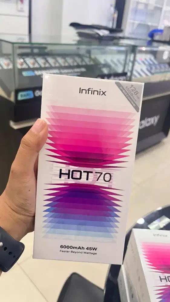 New rilis infinix HOT 70 6/128 | 6/256 | 8/128 Barang segelbox