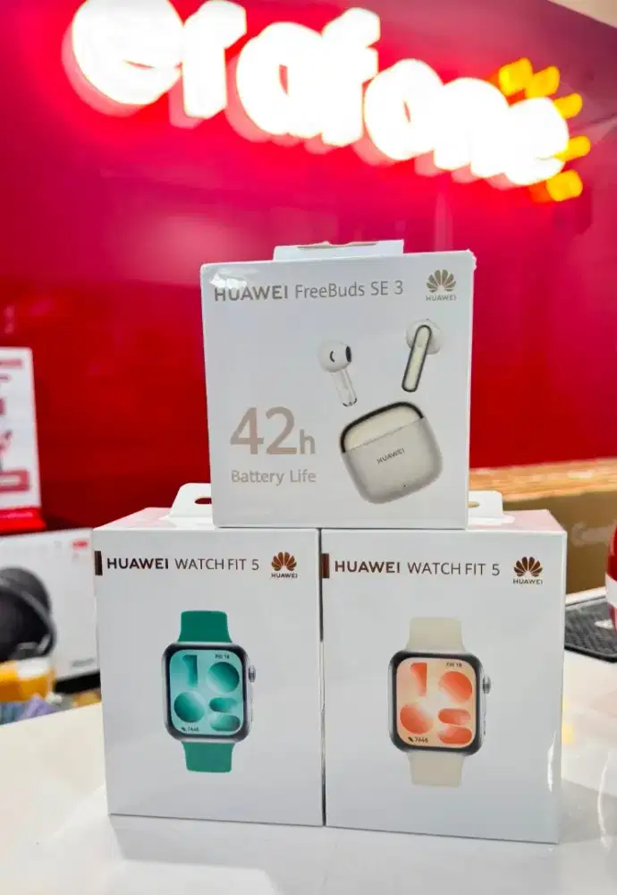 New promo beli Huawei watch fit 5 fre ear buds 3.bs cod,cicilan ringan
