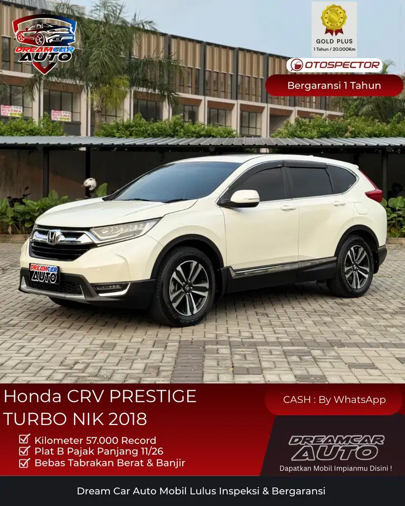 [KM57RB] Honda CRV PRESTIGE TURBO NIK 2018