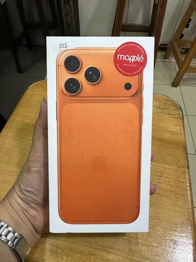 New IPhone 17Pro Max 256GB Orange Garansi Resmi