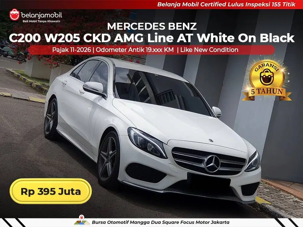 [ LOW KM 19RB ] Mercedes Benz Mercy C200 C 200 W205 AMG Line 2018/2019