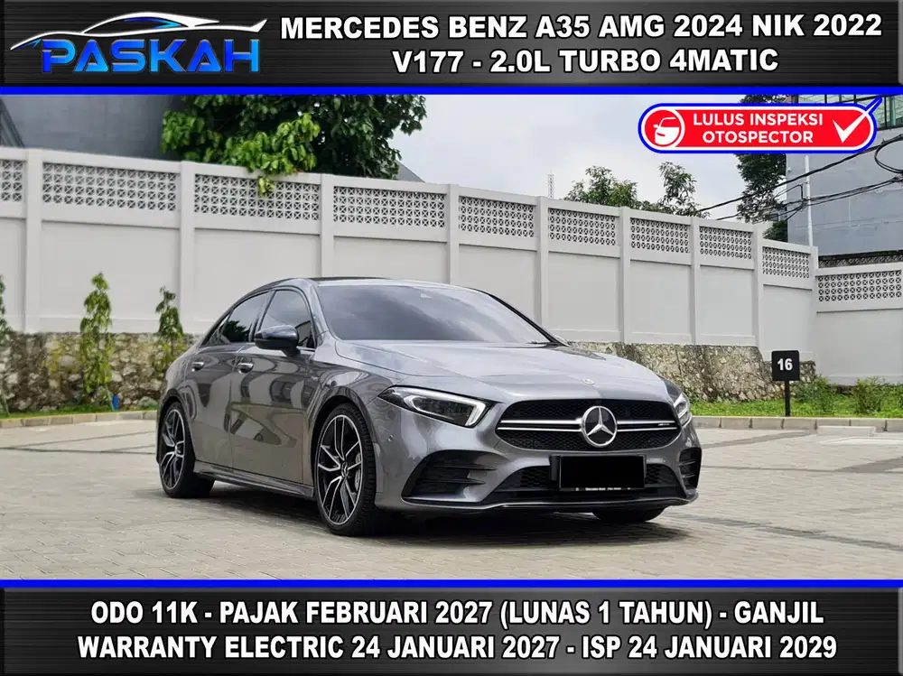 PAJAK=2027 MERCEDES BENZ A35 AMG 2024 A35 AMG 2023 A35 AMG NIK 2022