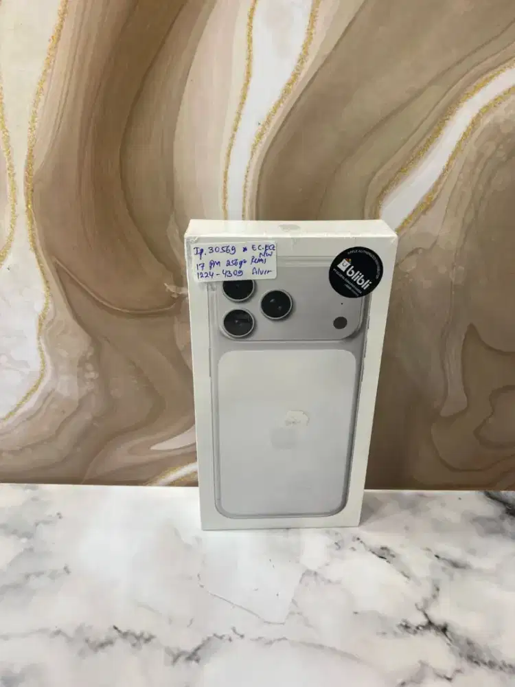 Iphone 17 Promax 256Gb Silver New (Resmi)