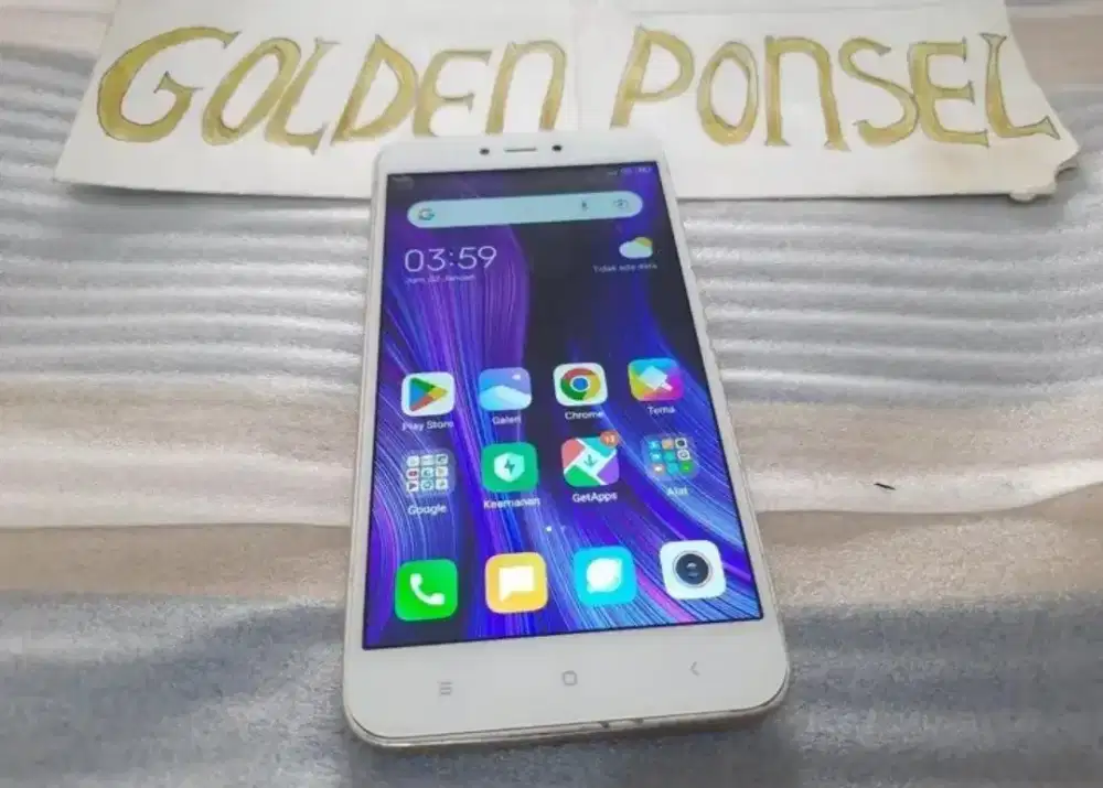 Note 5A Ori.mulus.16Gb/Ram2Gb.Golden Ponsel