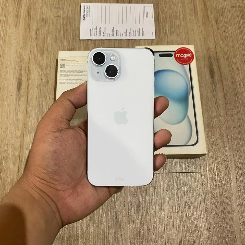 iPhone 15 128GB iBox fullset garansi masih aktif