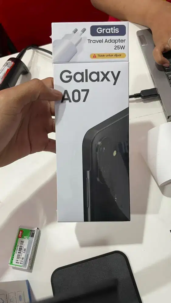 Promo Samsung A07 free adapter 25W
