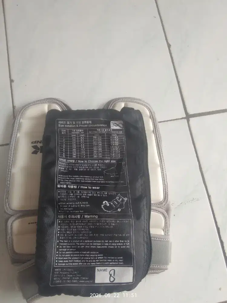 Sepatu taekwondo kpnp