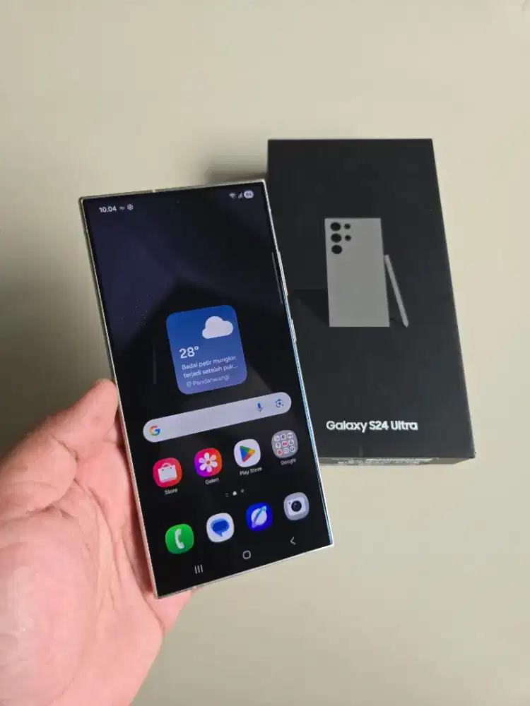 Samsung S24 Ultra 5G 12/256 SEIN Resmi Indo Fullset Normal Mulus Murah