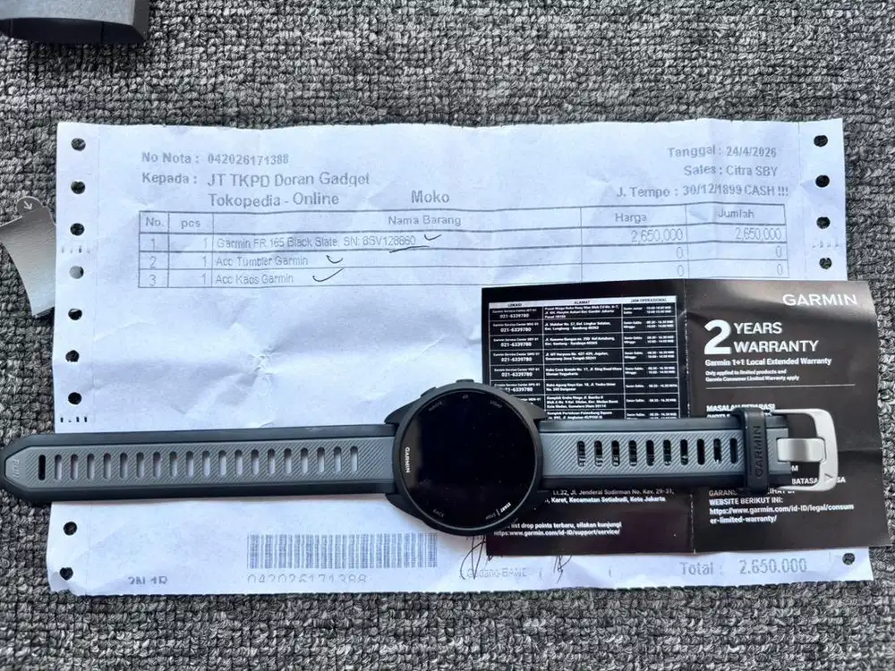 Garmin FR 165 Non Music