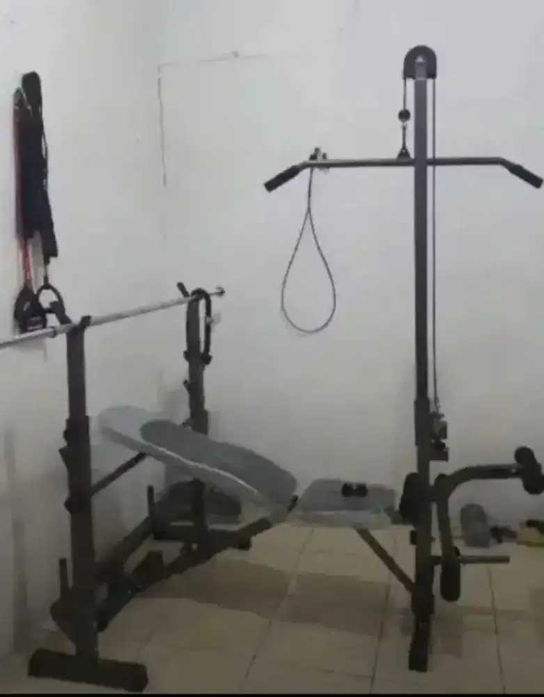 Home gym+stik+40kg beban