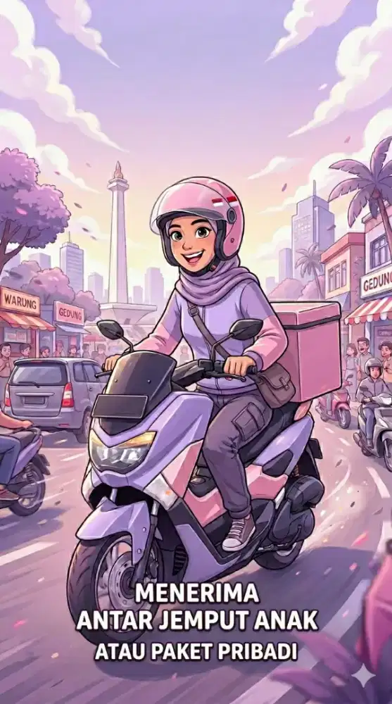 Antar Jemput Anak Sekolah, Kurus, Kerja, atau Paket