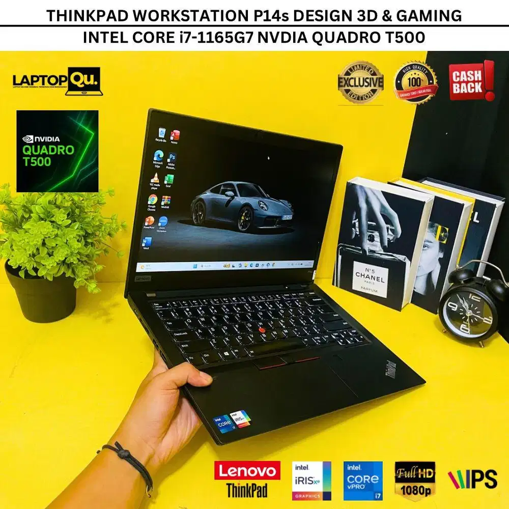 LAPTOP WORKSTATION P14s i7 GEN 11 16GB/512GB DUALVGA NVDIA QUADRO T500