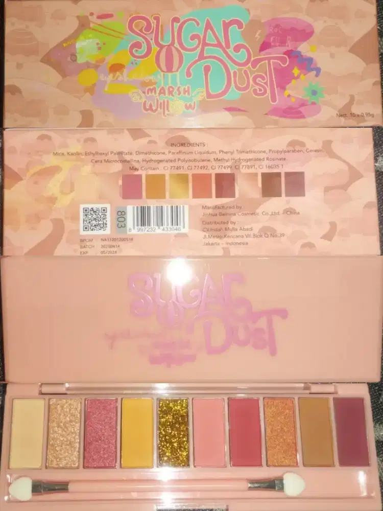Eye shadow dan powder foundation