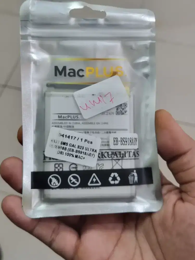 Baterai samsung s23 ultra kualitas Original 100% macplus