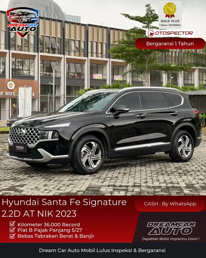 [KM36RB] Hyundai Santa Fe Signature 2.2D AT NIK 2023
