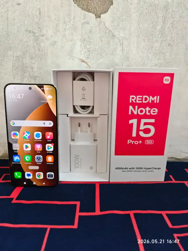 Redmi Note 15 Pro Plus 5G 12/512 Fullset ori segel mulus no minus