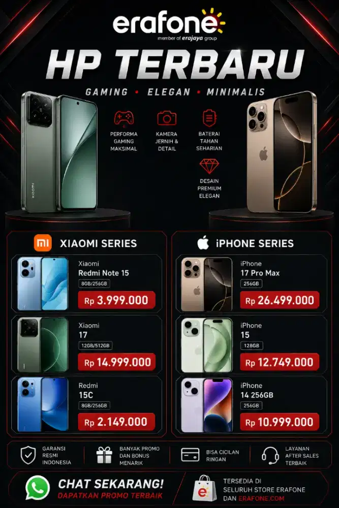 PROMO SPESIAL HP IPHONE & XIAOMI