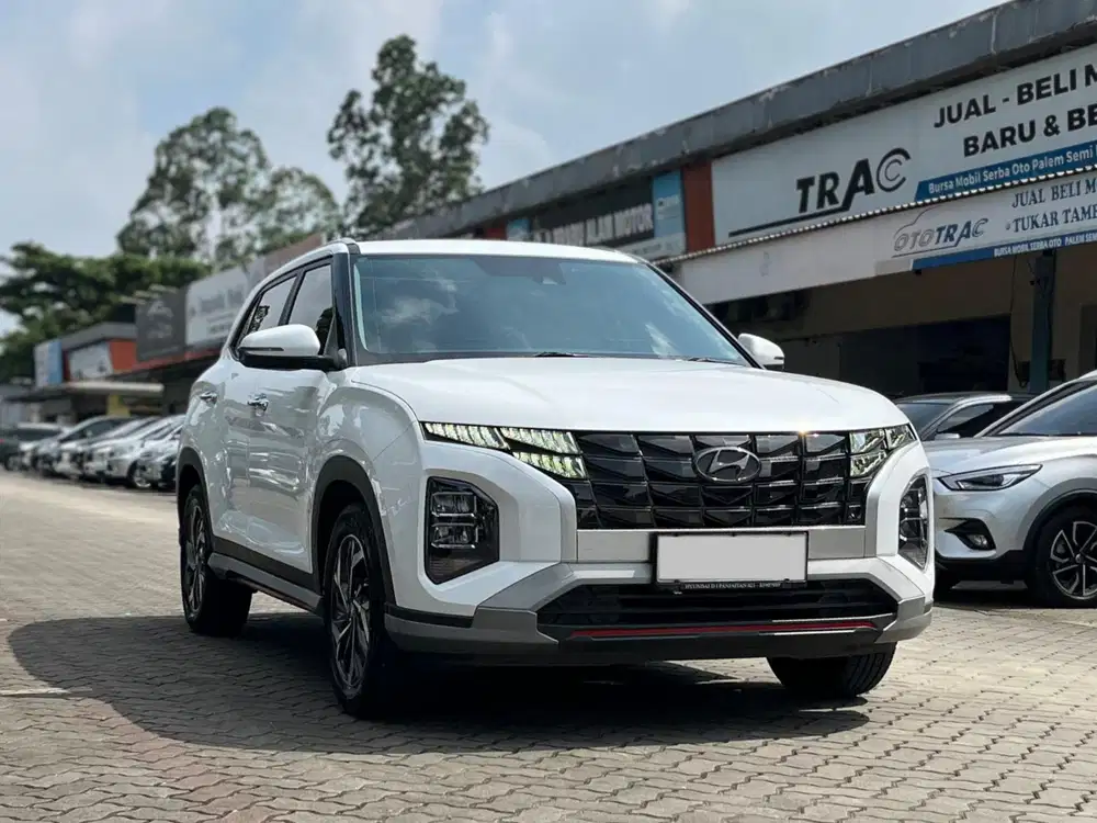 CASH TERMURAH!! HYUNDAI CRETA 1.5 PRIME AT MATIC PUTIH 2023 KM 59RB