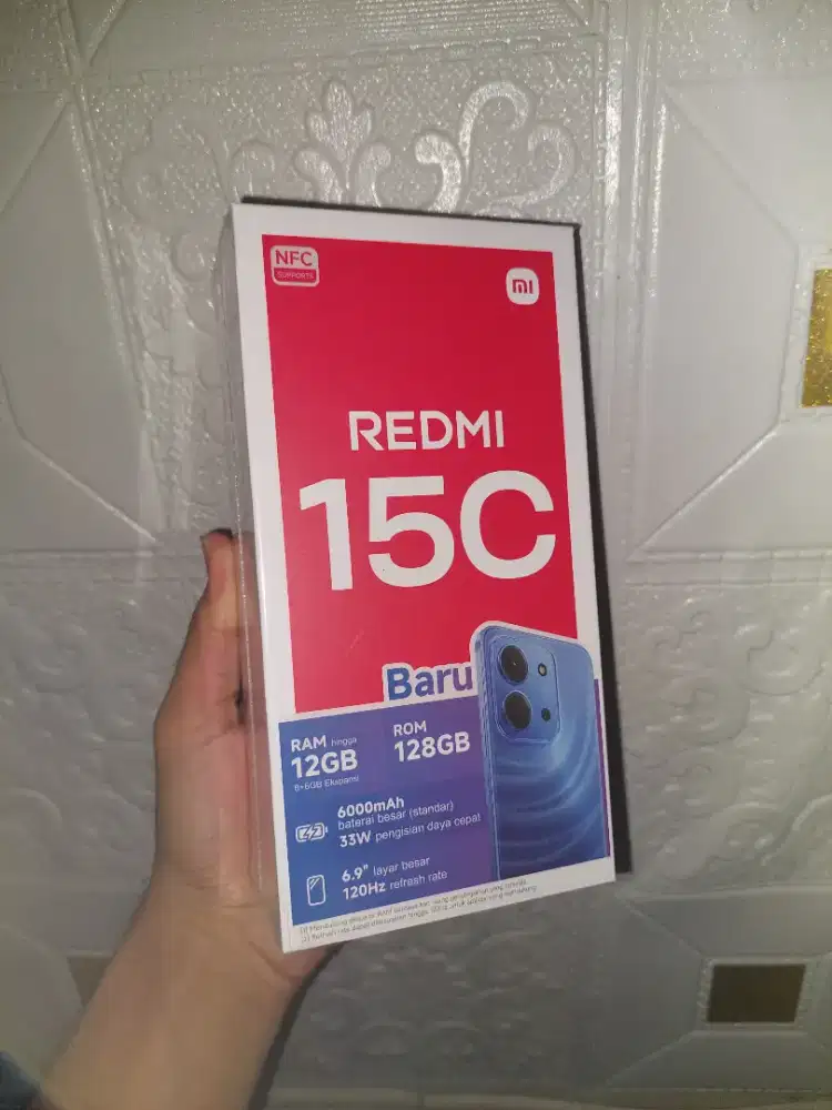 Redmi 15c 6/128 baru