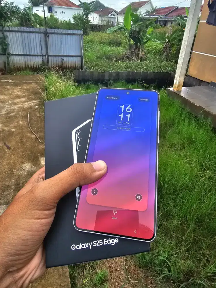 Samsung s25 edge versi ram12 512gb second mulus kk