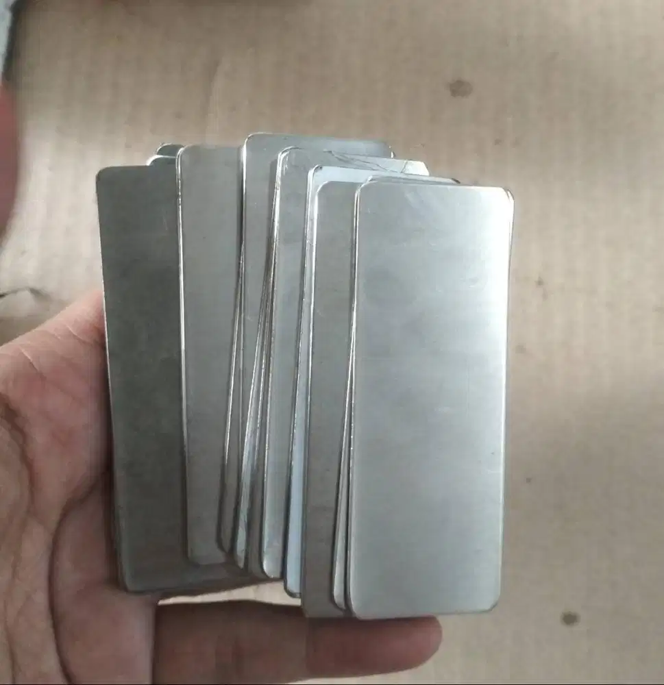 Plat Aluminum tebal 0,8mm Alloy 1100 Potongan Custom Per 5cm (5x5)cm