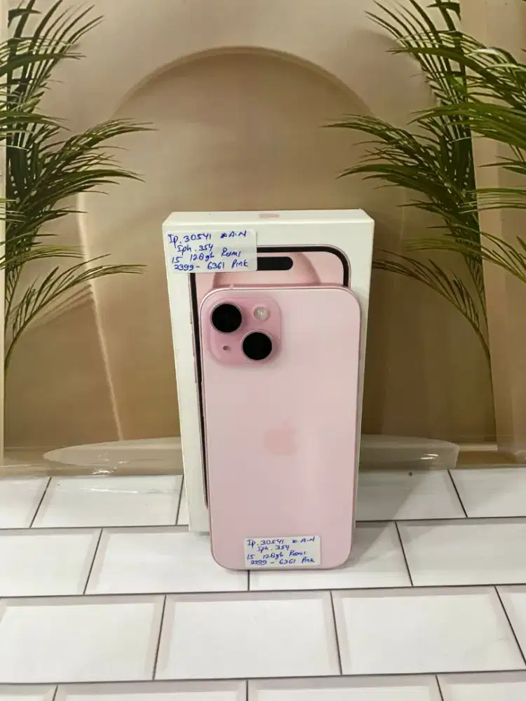 Iphone 15 128Gb Pink (Resmi)