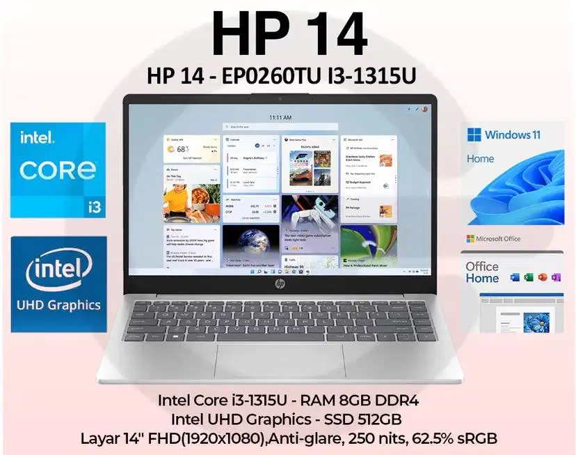 Laptop murah asus/acer/lenovo/hp/msi/advan