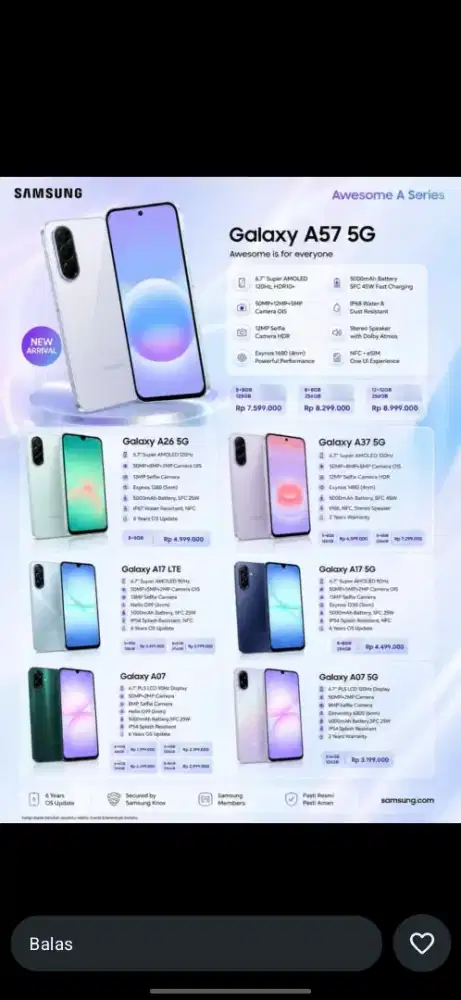 Hp mulai 3jutaan aja