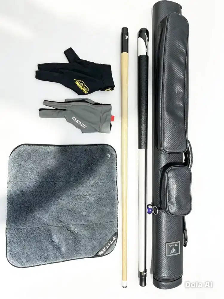 Jual stick biliard predator 3 revo white metalic Ori butt only