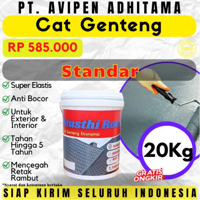 Cat Genteng Rumah Awet dan Tahan Lama