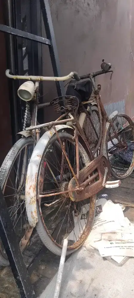 Sepeda Onthel sepasang, eks  pajangan cafe
