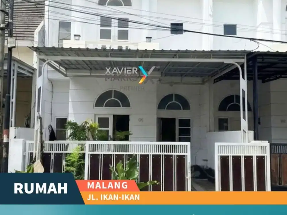 Dibawah Harga Pasar Dijual Rumah 2 Lantai Ikan Ikan Lowokwaru Malang