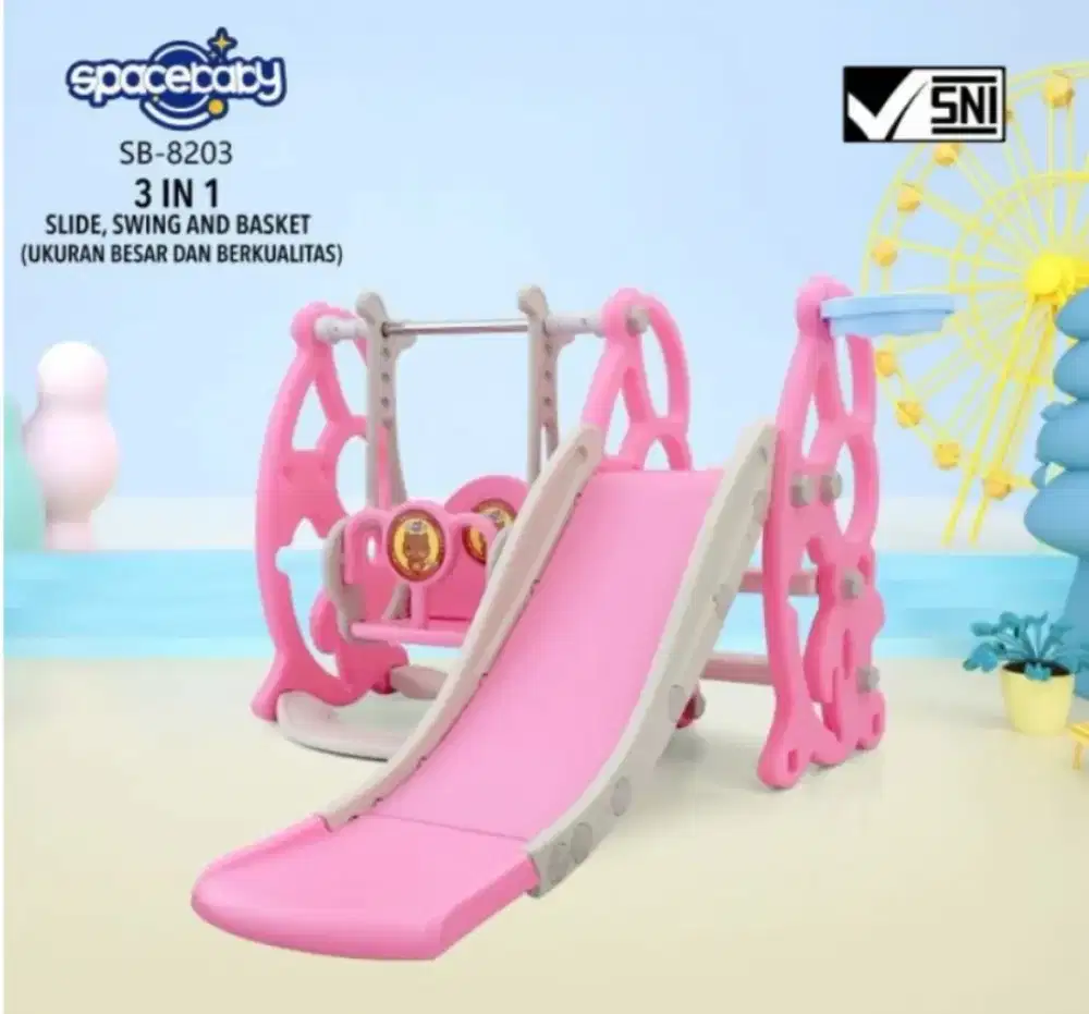 Perosotan anak set ayunan spacebaby