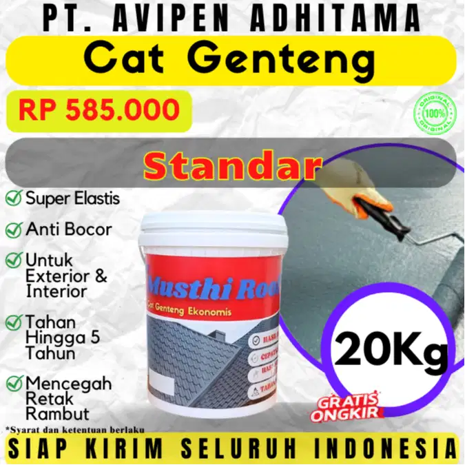 Cat Genteng Berkualitas Pengiriman Seluruh Indonesia