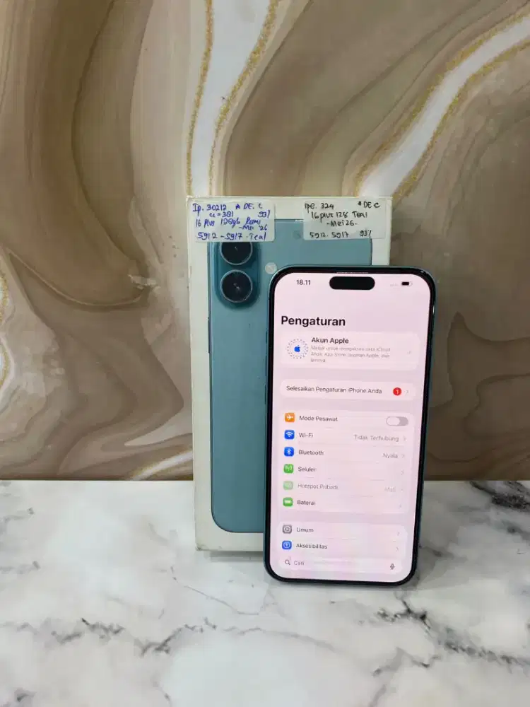 Iphone 16 Plus 128Gb Teal (Resmi)