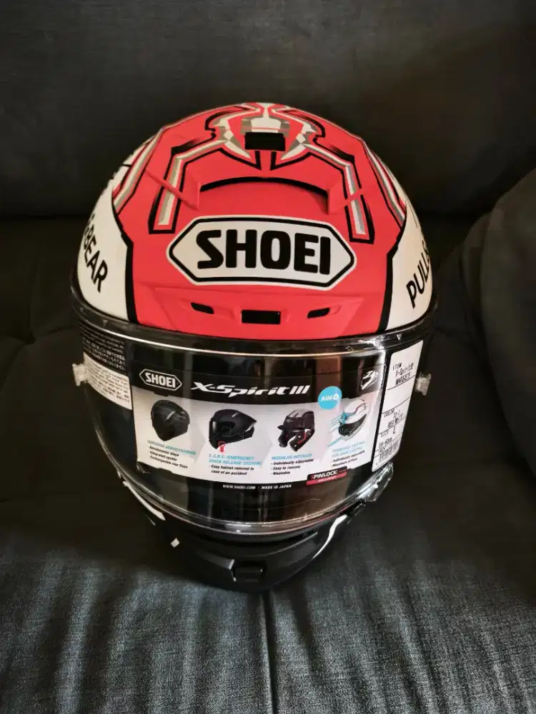 Shoei x-spirit 3 with marc signature