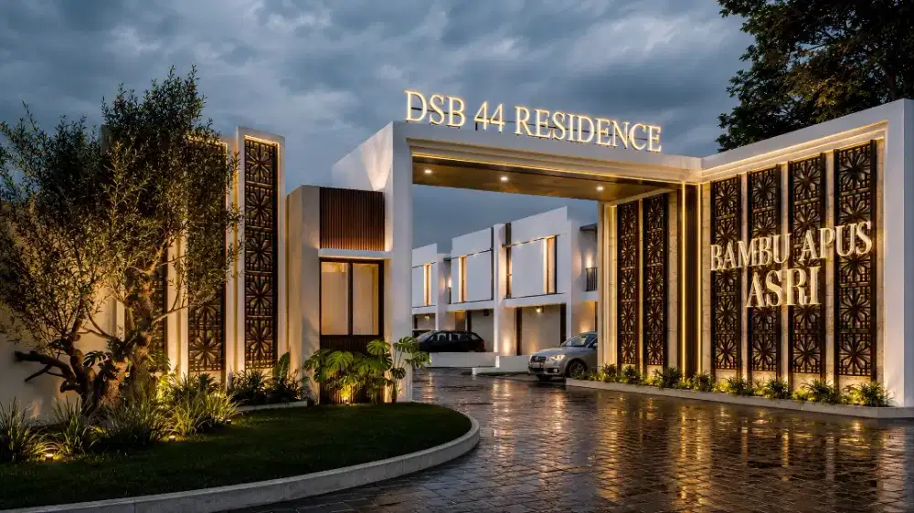 Rumah modern Bambu Apus 2 menit ke Tol Jorr